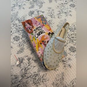 Jeffrey Campbell NWT mesh flats cream/butter yellow size 9.5